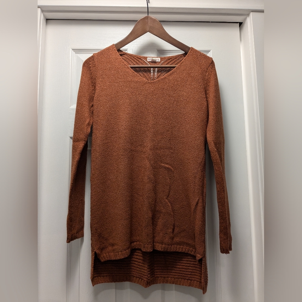 Burnt orange long sleeve sweater size XS